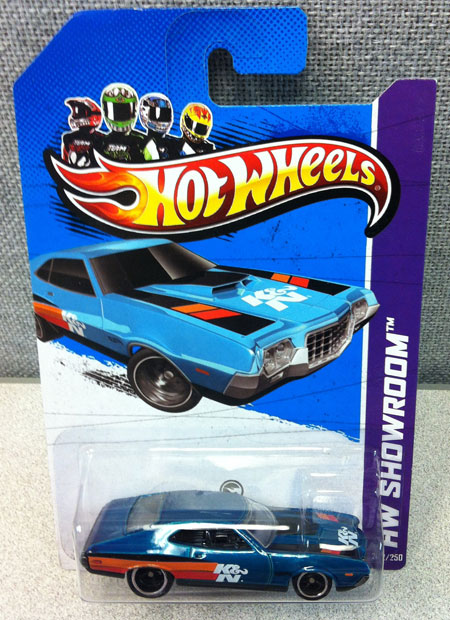 K&N Treasure Hunt 1972 Ford Gran Torino Sport Hot Wheels Car