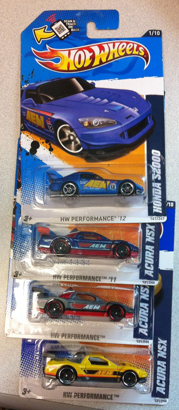 AEM Hot Wheels Cars - Performance Cold Air Intakes
